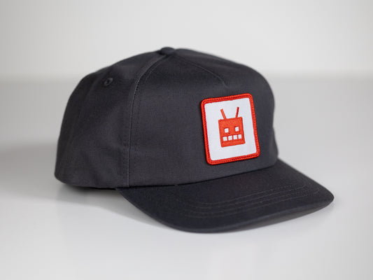 Robot Golf Iraq Lobster hat, angle view.
