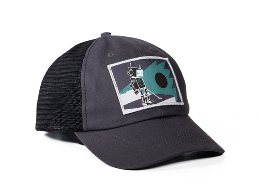 Robot Golf Softie hat, angle view.