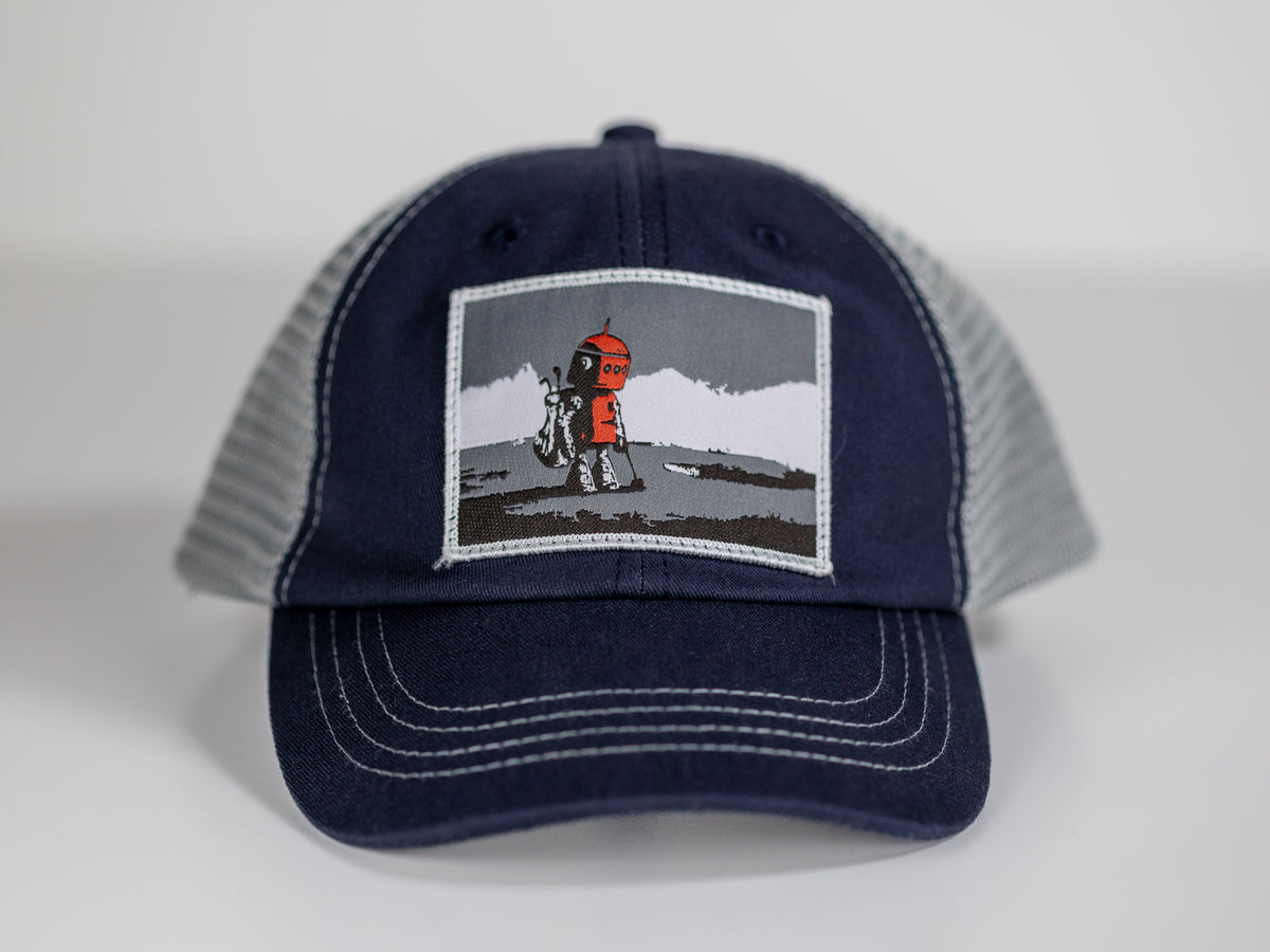 Robot Golf Colorado hat, front view.