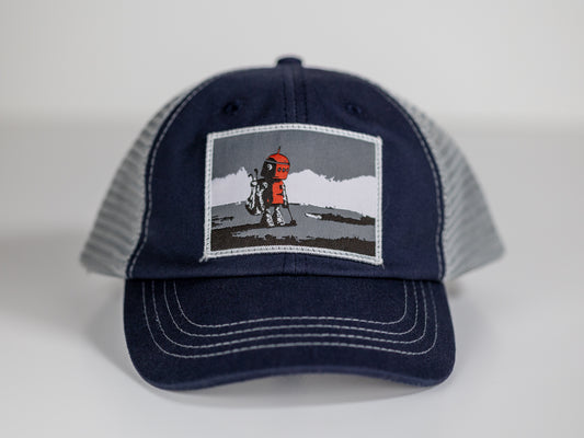 Robot Golf Colorado hat, front view.