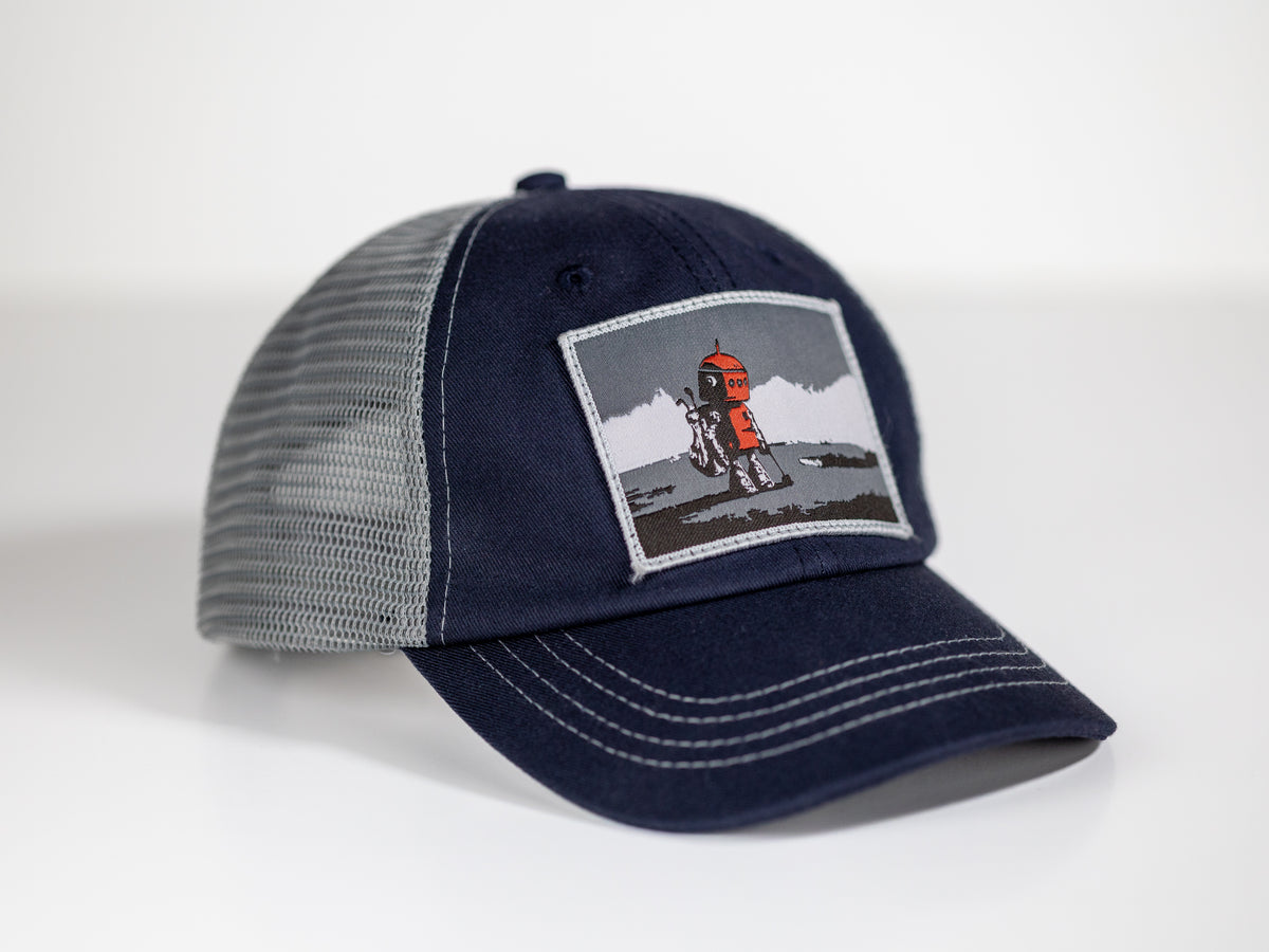 Robot Golf Colorado hat, angle view.