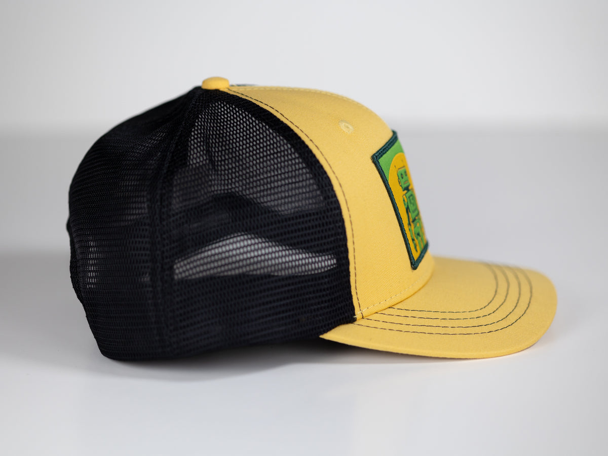 Robot Golf Lemonado hat, side view.
