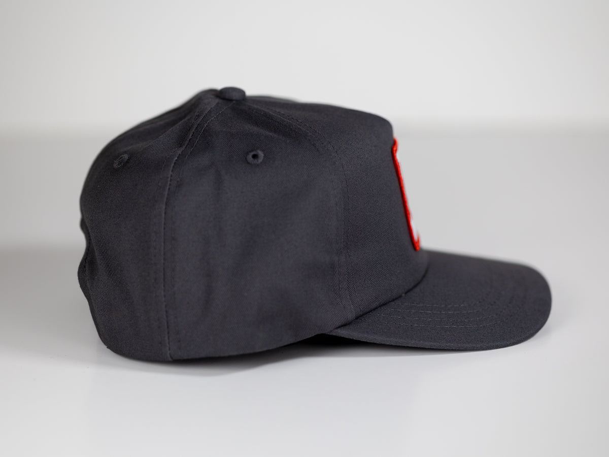 Robot Golf Iraq Lobster hat, side view.