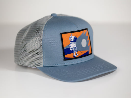 Robot Golf Sugar Ray hat, angle view.