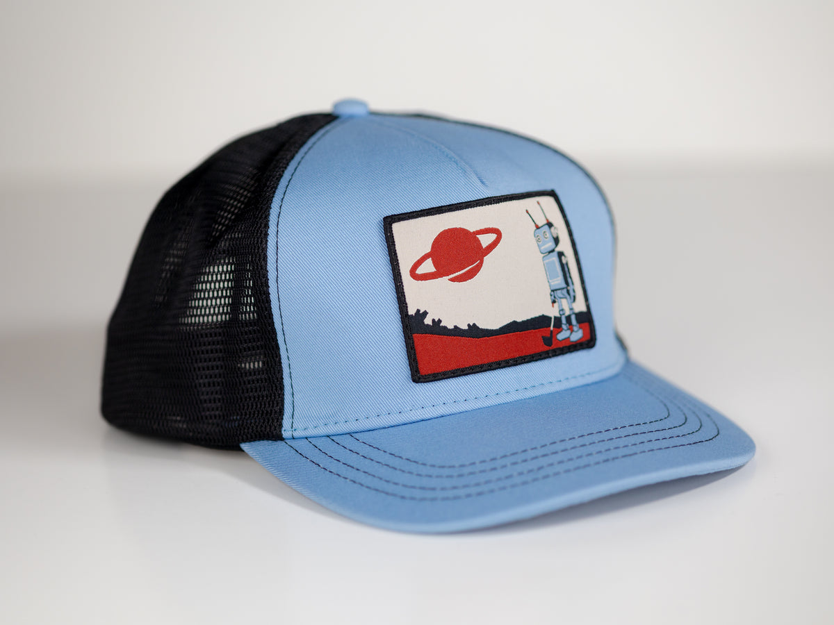 Robot Golf Sky Hook hat, angle view.