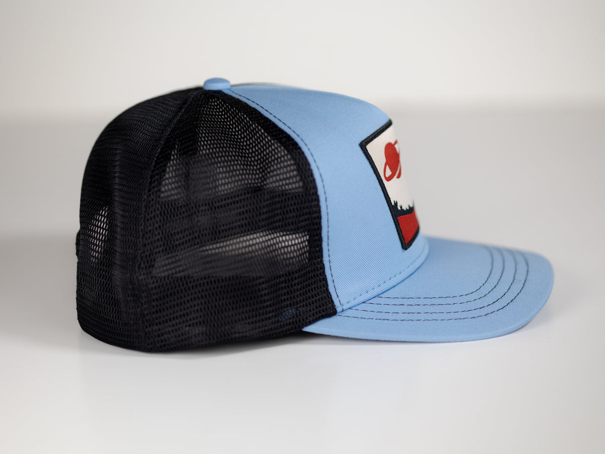 Robot Golf Sky Hook hat, side view.