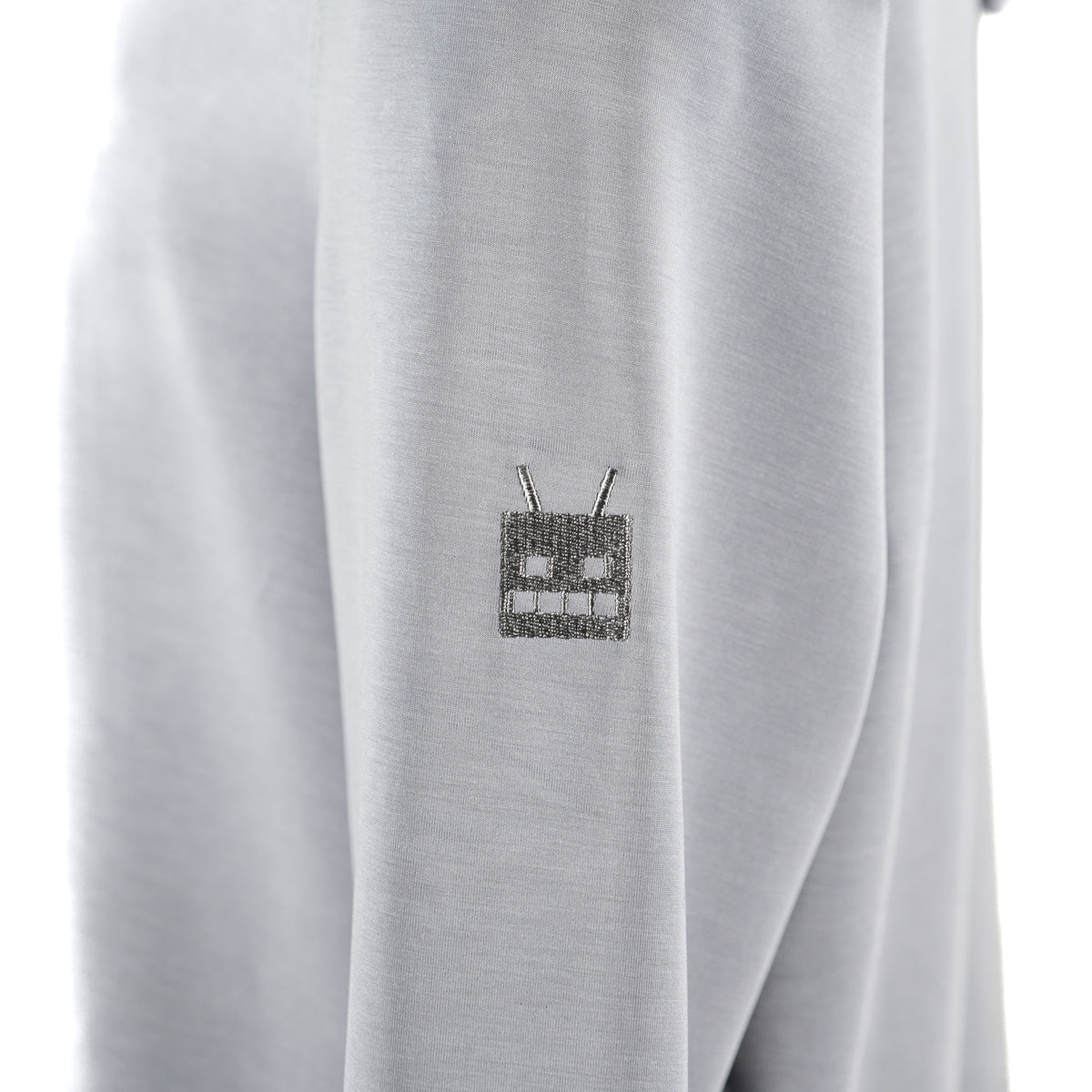 Robot Golf Cloud Hoodie, sleeve detail.