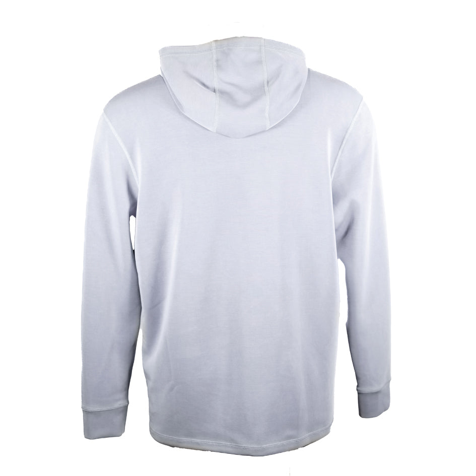 Robot Golf Cloud Hoodie, back view.