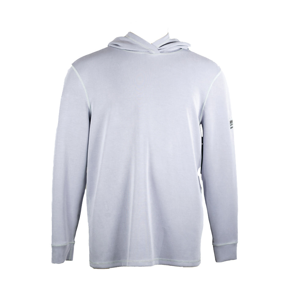 Robot Golf Cloud Hoodie, front view.