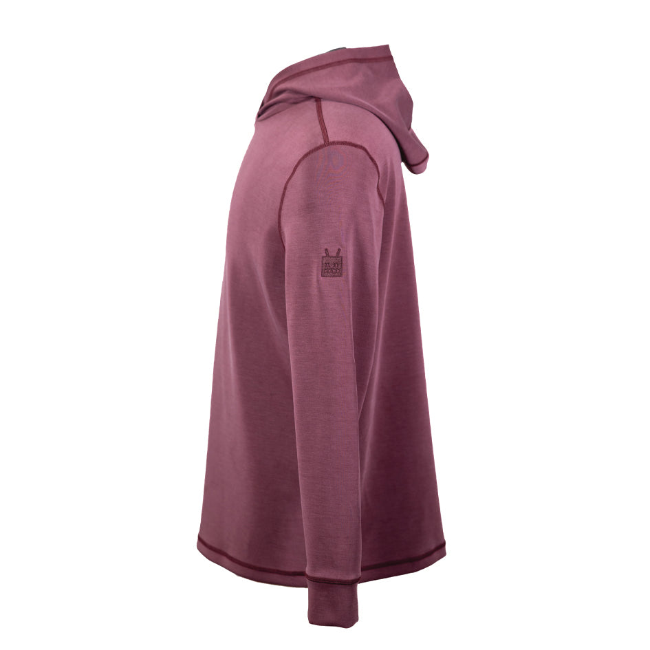 Robot Golf Rabbit Hoodie, side view.