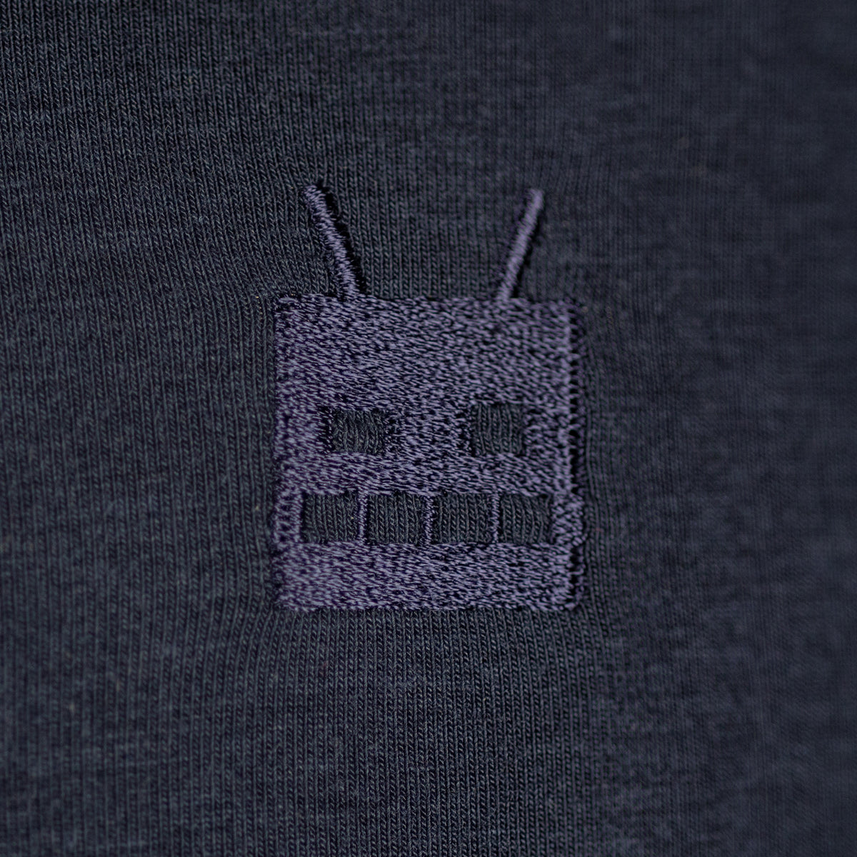 Robot Golf Blue Move polo, embroidered logo detail, blue.
