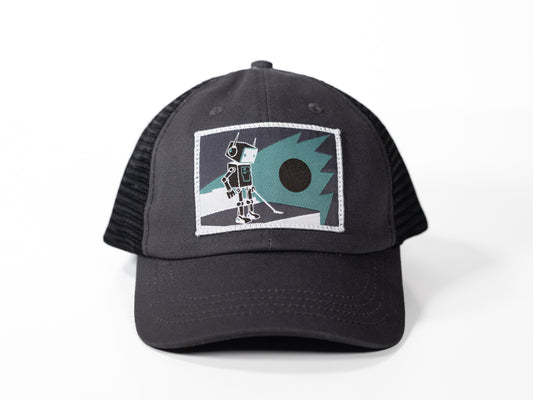 Robot Golf Softie hat, front view.