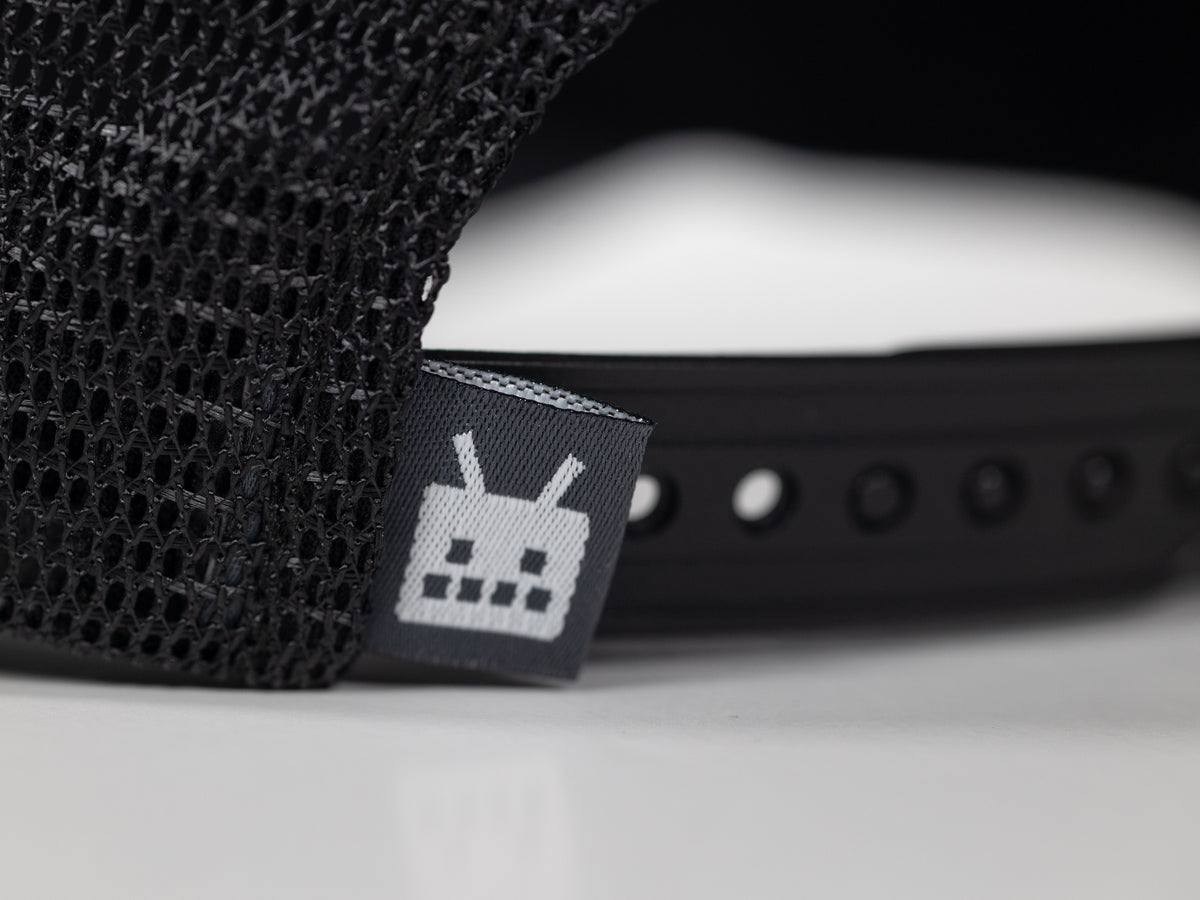 Robot Golf Softie hat, back view.