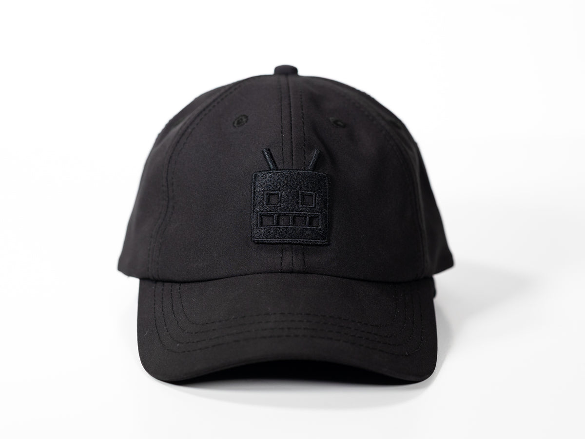 Robot Golf Jim hat, front view.