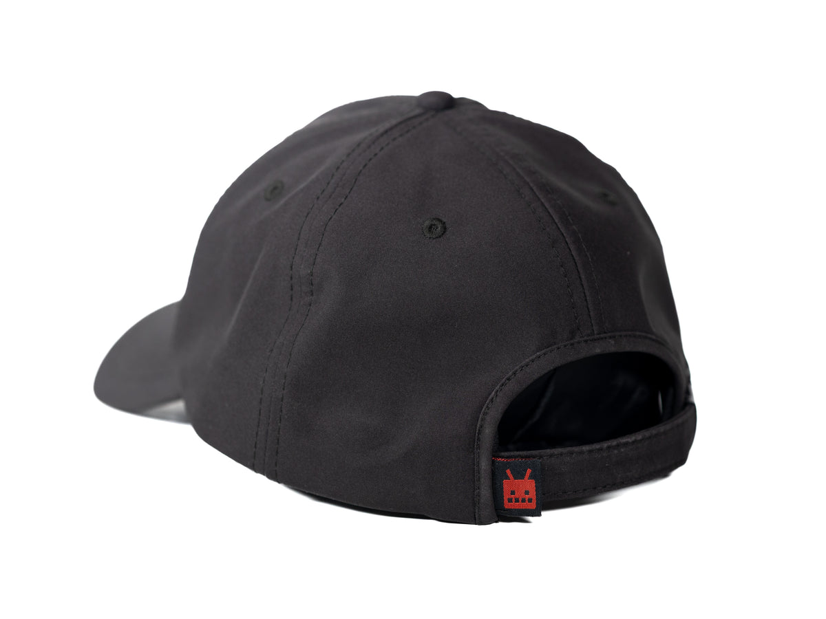 Robot Golf Jim hat, side view.