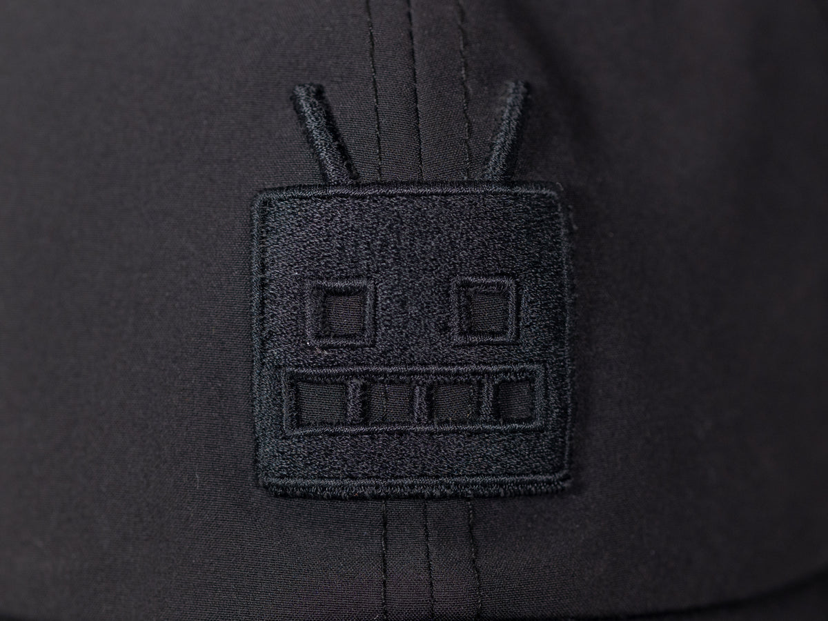 Robot Golf Jim hat, back view.