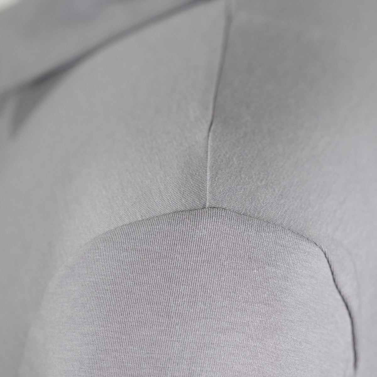 Robot Golf Sleeted Out polo, sleeve detail, grey